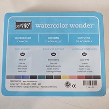 Stampin' Up Watercolor Wonder Watercolor Crayons Rich Regals Unused