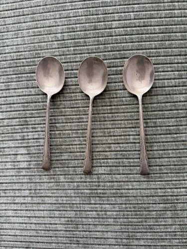 Greenbrier by Gorham Sterling Silver Flatware 3 Soup Spoons