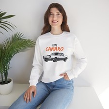 Retro Camaro Sweatshirt, Vintage Car Apparel, Gift for Car Enthusiasts