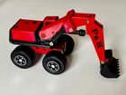 Red Tiny Tonka Shovel Wide Bucket Truck P&H Japan-only HTF