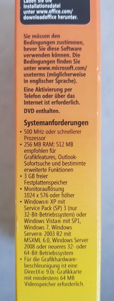 Microsoft Office Professional 2010 DVD in OVP (X16-45523-01) - Bild 4 von 4