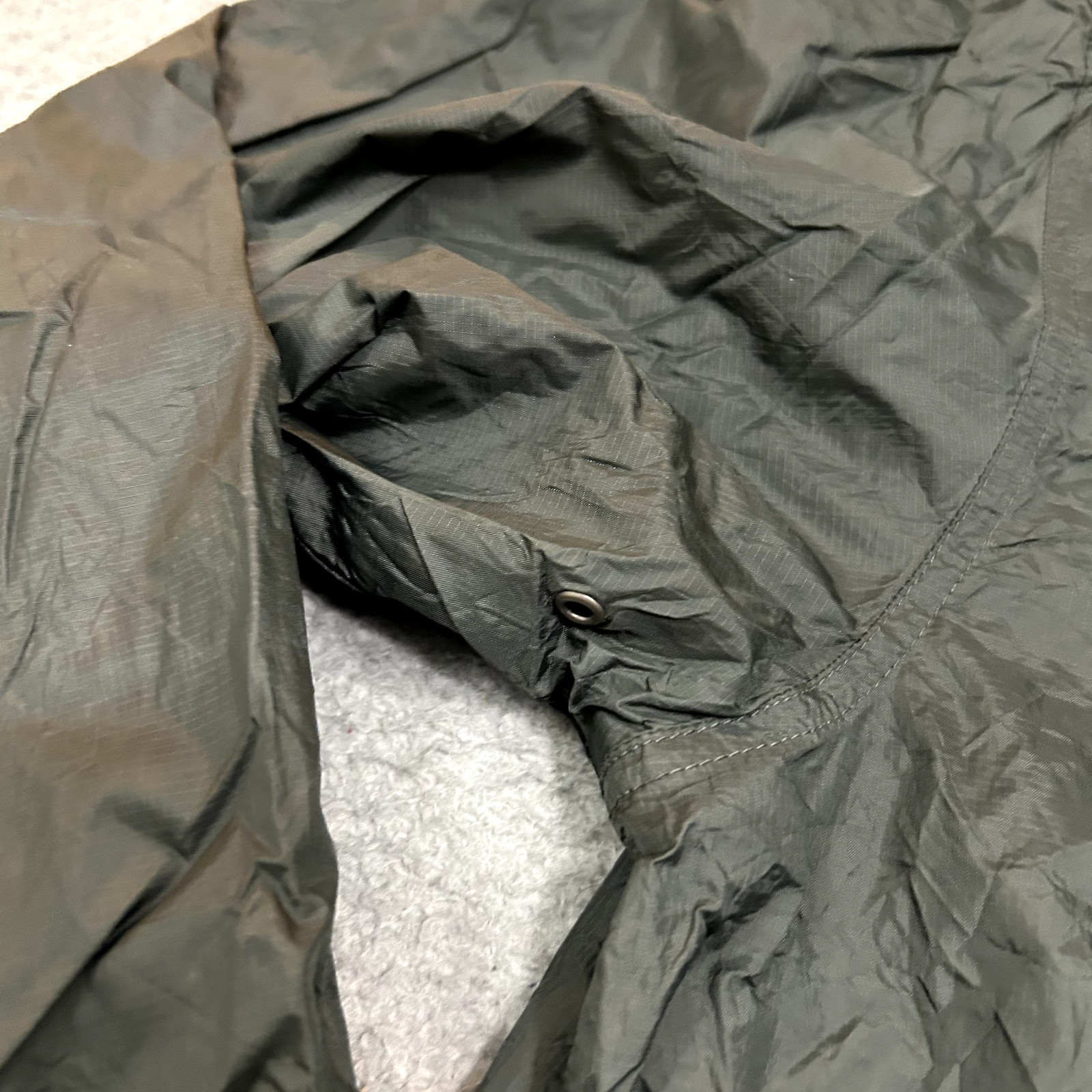 Gap Jacket Mens Extra Large Gray Windbreaker Mesh… - image 3