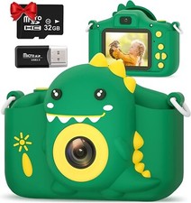 Hangrui Kids Camera, 20MP Kids Digital Dual Lens Camera with Silicone Case 2.0 &