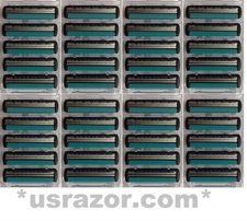 40 Schick FX Diamond Razor blades Refills Cartridges Fit Tracer Performer Shaver
