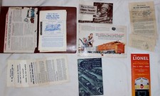 OVER 20 RARE VINTAGE LIONEL OPERATIONAL MANUALS, RARITY PRICE GUIDE 1955 56 57