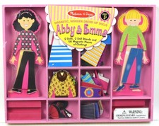 melissa and doug wooden magnetic dolls