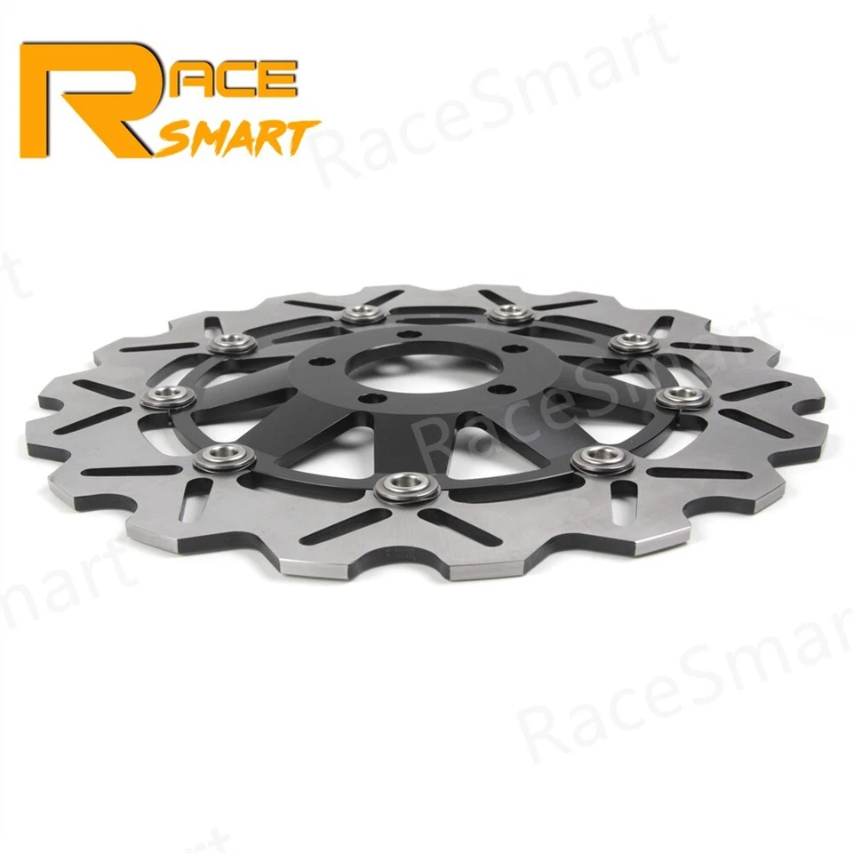 Rotor de disco de freno delantero de una pieza para Kawasaki W650 1999 - 2006 W800 2011 - 2018 Foto 3 de 4