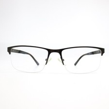 Robert Mitchel Eyeglasses Frames RM 7005 GR Rectangular Half Rim 55-17-140