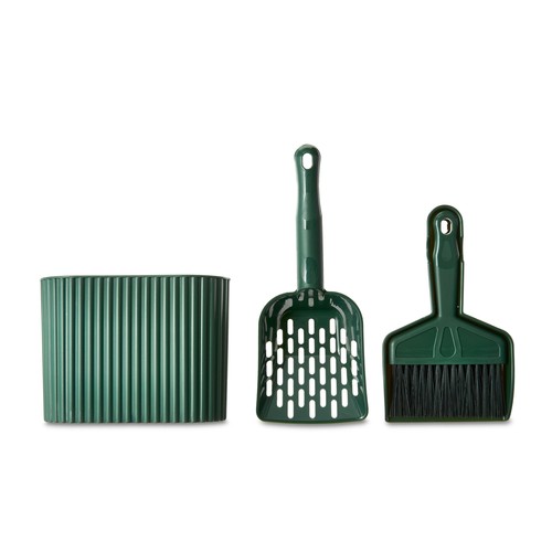 3-in-1 Litter Scoop with Sweep & Caddy