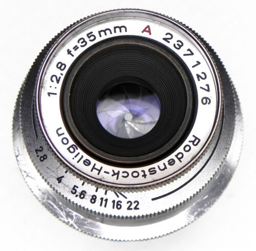 Rodenstock 35mm f2.8 Heligon Leica SM  #2371276 ........ Very Rare !! - 第 1/12 張圖片
