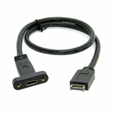 10Gbps 40cm USB 3.1 Front Panel Header to USB-C Type-C Female Extension Cable