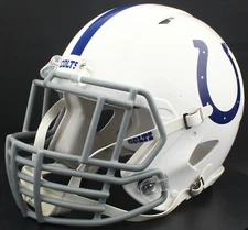 *CUSTOM* INDIANAPOLIS COLTS NFL Riddell SPEED Full Size Replica Football Helmet