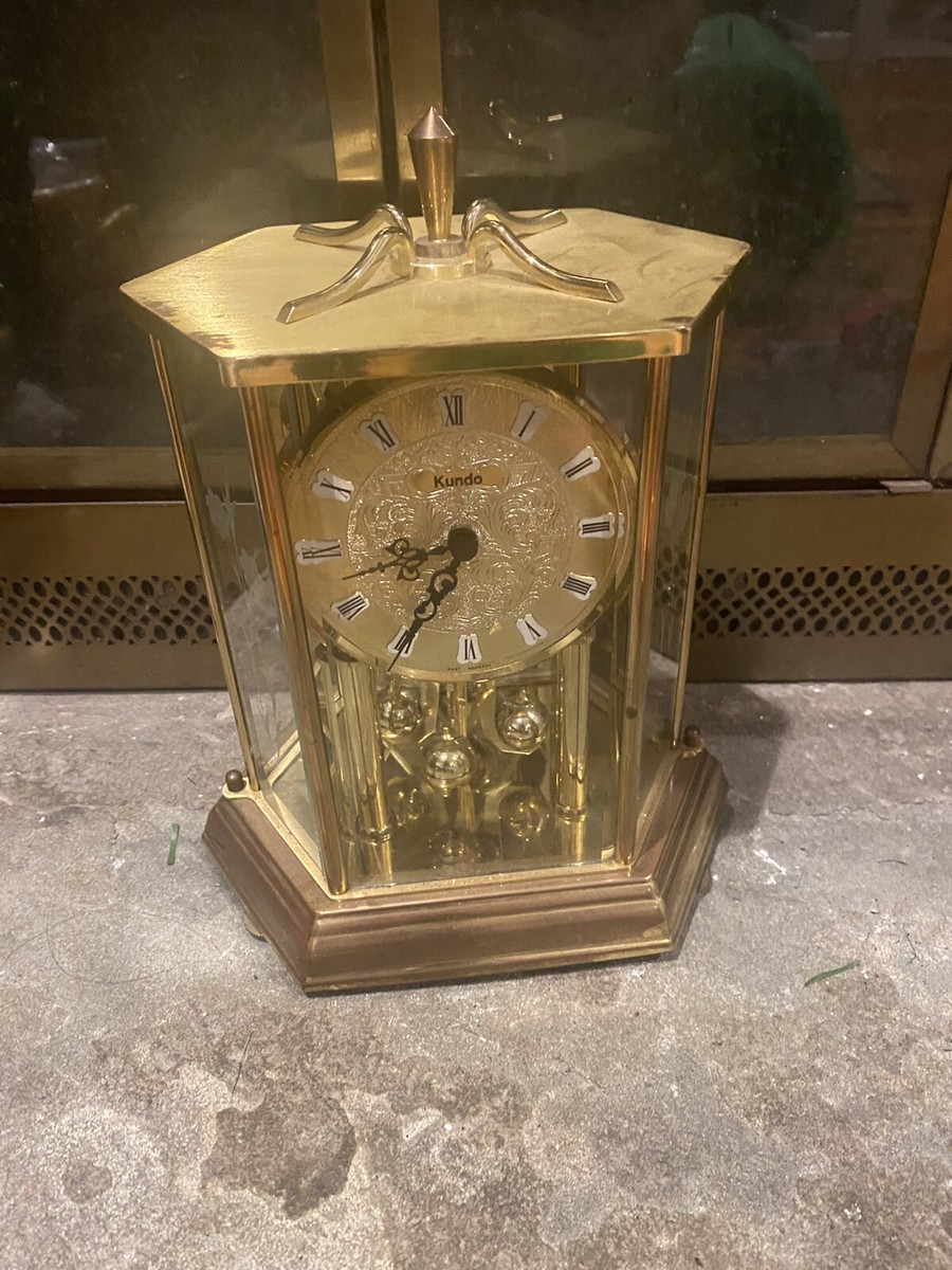 Kundo West Germany Anniversary Mantle Clock Octagonal Style