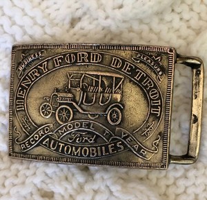 henry ford belt buckle