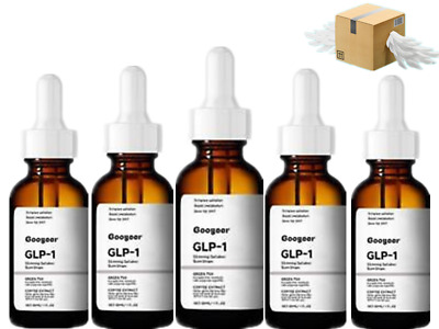 5Pcs GLP-1 Weight Loss Fat Burner Drops Diet Supplement Slimming Drops