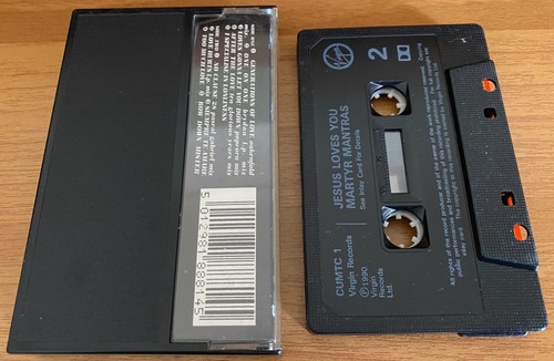 JESUS LOVES YOU The Martyr Mantras (VIRGIN CUMTC 1) 1990 UK CASSETTE Boy George - Picture 2 of 4