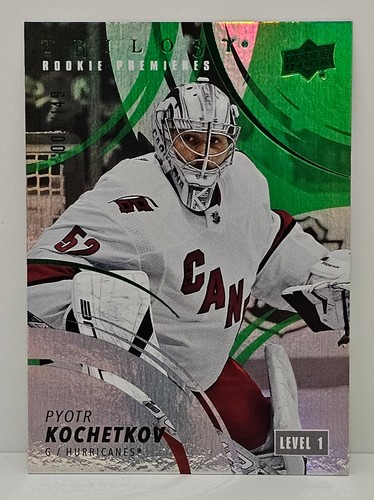 22-23 Trilogy Pyotr Kochetkov Rookie Premieres Level 1 #/149 Carolina Hurricanes