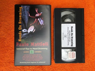 Hands On Drumming Paulo Mattioli Djembe Hand Drum Instruction SESSION ONE 1 VHS 