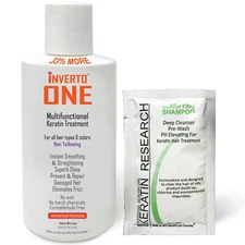 INVERTO ONE Brazilian Blowout Keratin Hair Treatment 160ml Kit paraben-free