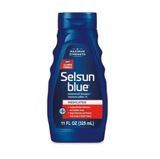 Selsun blue medicated maximum strength dandruff shampoo, 11 fl oz
