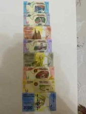 MADAGASCAR: Complete Banknotes Set  - 100 to 20,000 Ariary 2017 - all UNC