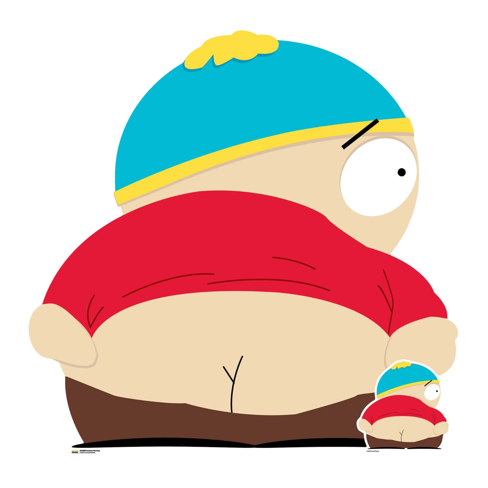 Cartman Mooning from South Park Lifesize Cardboard Cutout with Free Mini Standee