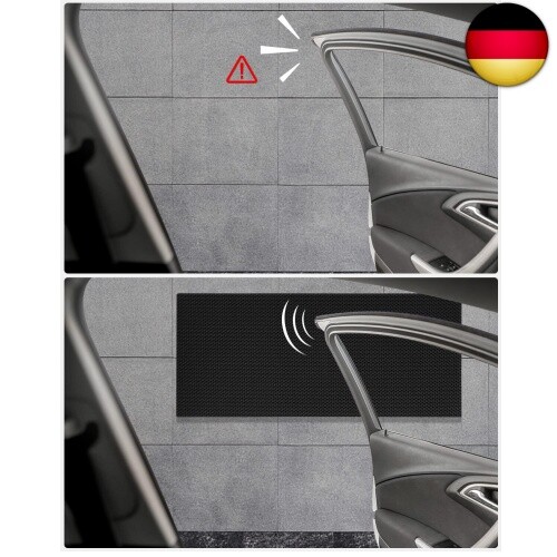 Tixexo Garagen Wandschutz 40x20cm - Selbstklebender Kantenschutz Aus Schaumstoff