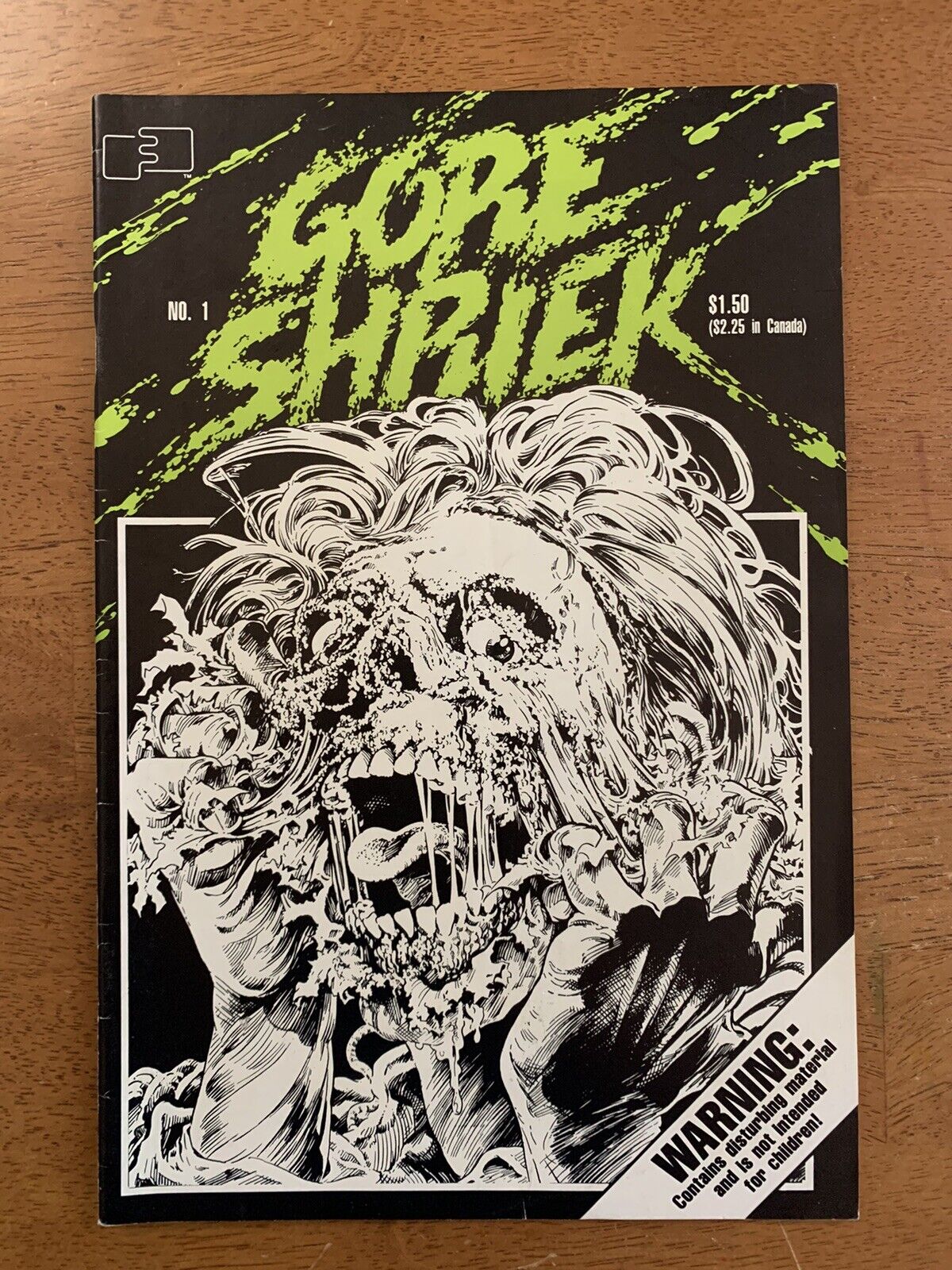 Gore Shriek #1 Fantaco 1986 1st Greg Capullo Art! Stephen Bissette Art! VF