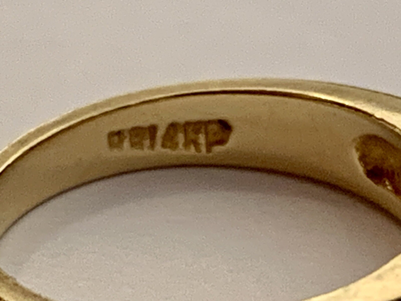 Estate Solid 14k Yellow Gold .83 CTW Princess Diamond Wedding Ring eBay