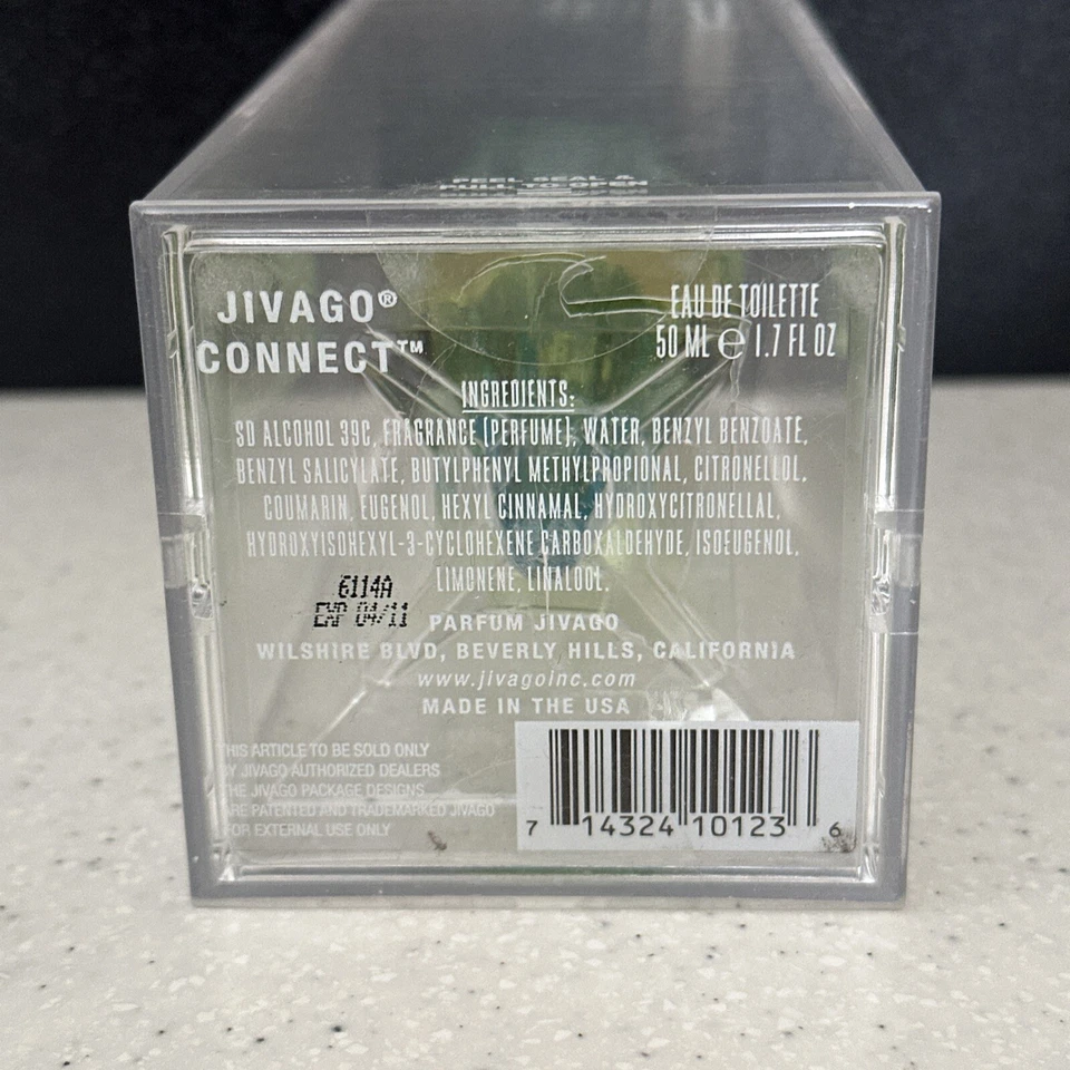 Jivago Connect Eau De Toilette Spray Para Mujer 1.7 Fl OZ 50 ML Nuevo En Caja Sellada Foto 2 de 2