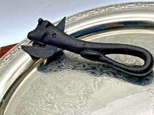 Antique Can Opener Bully Beef Cast Iron Bull Head Toil 1930'