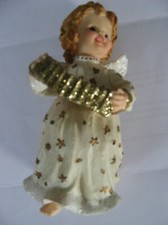 Engel mit Zieharmonika - Dekofigur