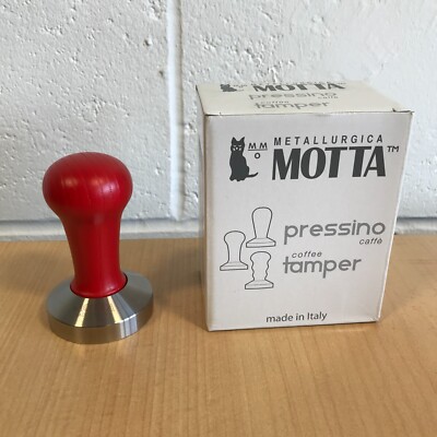 Motta 58 mm roter Holzstampfer - Gaggia Classic, Rancilio Silva, E61 Gruppe - Italien