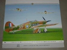 Kalender 2005 Aviation tschechische Flugzeuge 1940-45 Armed Forces Czech Republi