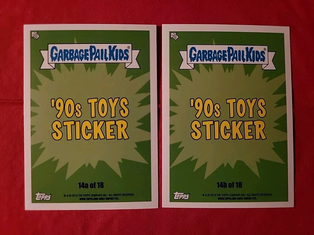 SP Green Border Parallel Furby Toy Spoof Garbage Pail Kids 2 Card