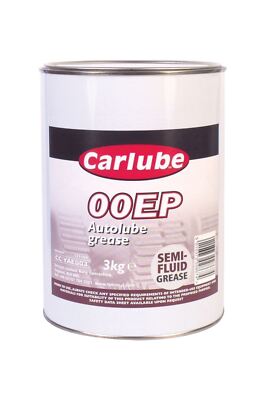 Carlube 00EP Autolube Semi Fluid Fett Schmiermittel 3 kg