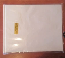 3 New White Blank Hardcover Books to Journal or Junk Journal 10.5 x 8.5  5 x 5