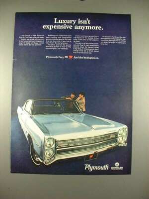 1968 Plymouth Fury III Car Ad - Isn't Expensive Anymore