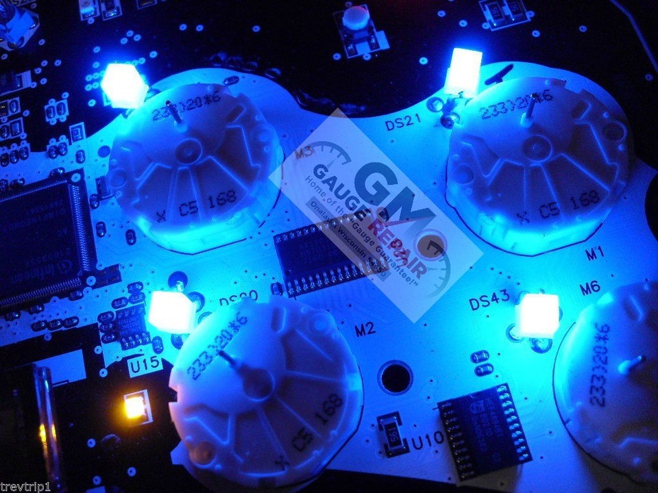 Gauge Cluster Blue LED Conversion Kit DIY 03 04 05 06 GM Truck and SUV ...