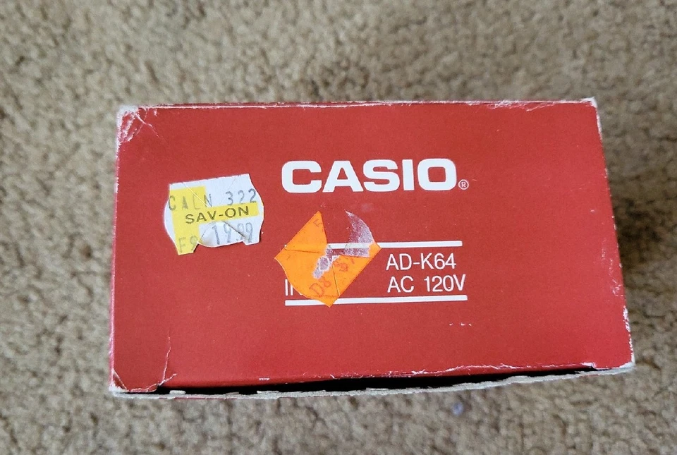 CASIO AD-K64 AC Adapter Power Supply 120V AC IN 6V DC Out - Image 2 of 3