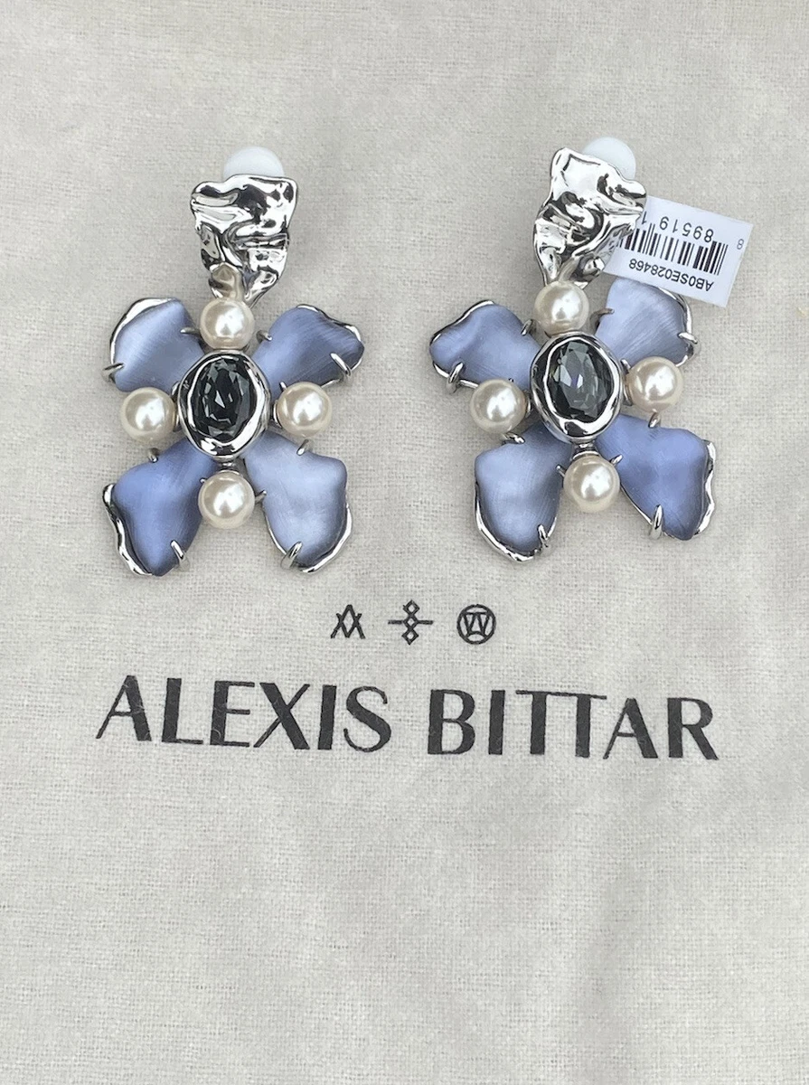 Boucles D'Oreilles Clips Alexis Bittar Édition Limitée - Perles Et Lucite - Neuf Sans Emballage