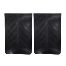Pair 24 X 36 Mud Flaps Heavy Duty Rubber For Semi Truck Trailer Black