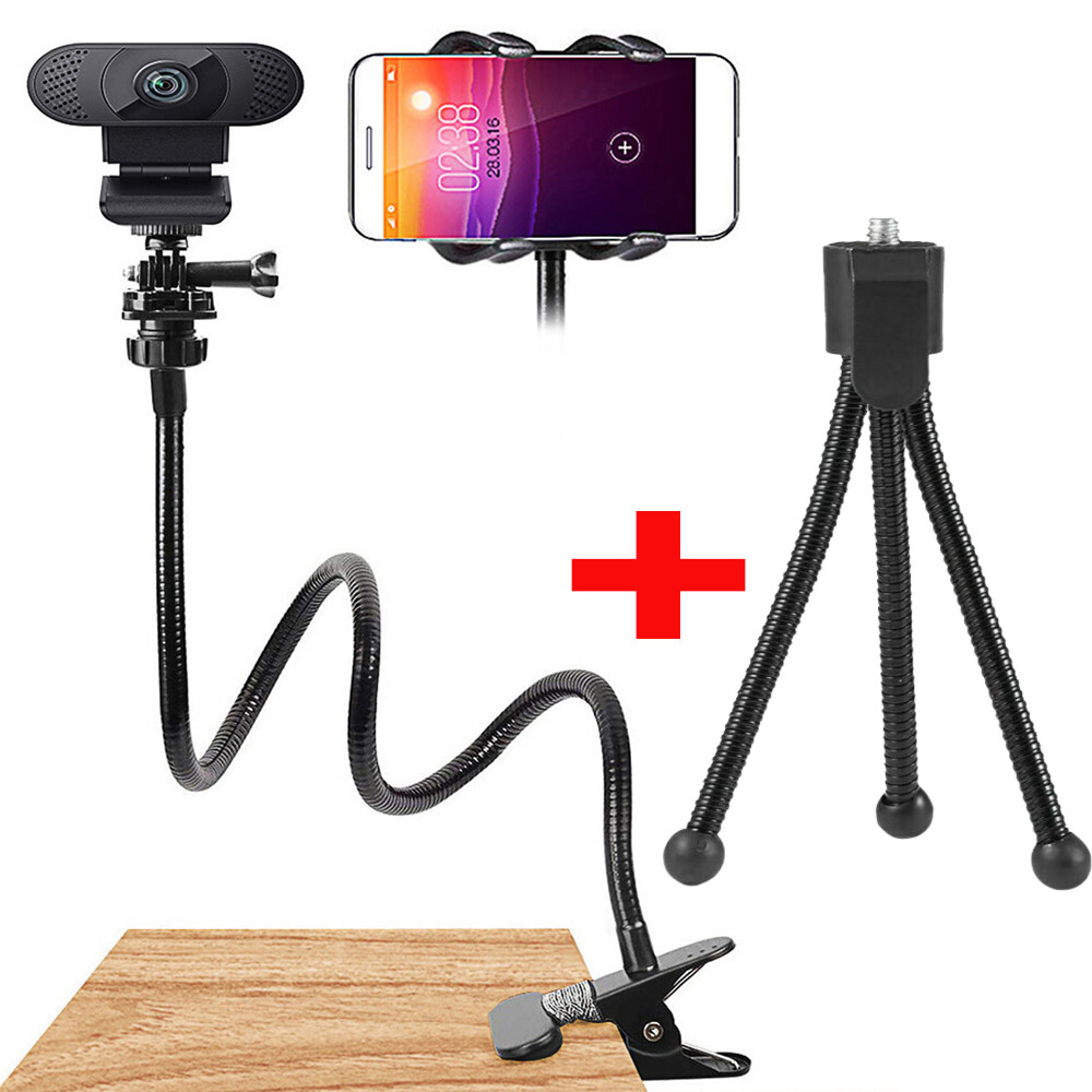 21inch Webcam Stand Flexible Gooseneck Mount Stand Mini Tripod For Cell  Phone - Main Image