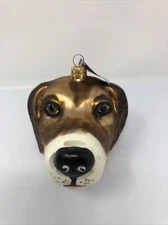 slavic treasures Beagle Head Ornament