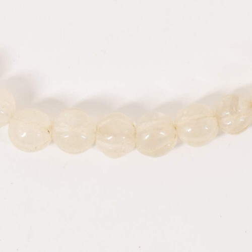 Venetian Starburst Melon Translucent Bead Necklace