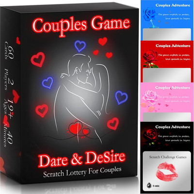 Couples Scratch-Off Card Game - 60 Romantic Date Night Ideas for Adults