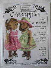 Crabapples sewing patterns design 18 inch dolls Classic Patterns Special Dolls