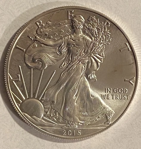 2015 American Silver Eagle 1 oz 0.999 Fine Silver Business Strike Coin