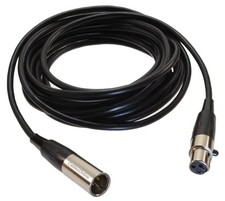 CablesOnline 10ft Mini-XLR 3-Pin Male to Mini-XLR 3-Pin Female Microphone Cab...