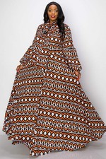 PLUS SIZE Sienna Bella Donna with Ribbon and Puff Sleeves